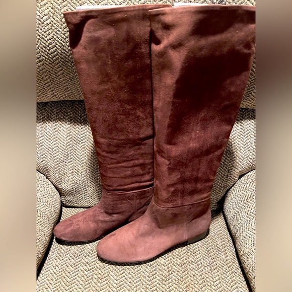 Ralph Lauren Suede Knee - High Flat Boot - Picture 9 of 11